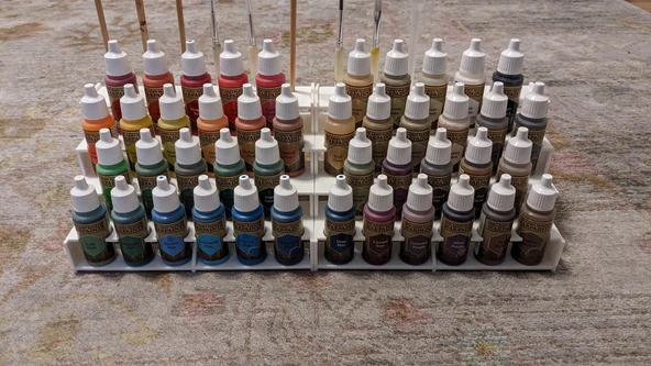 Byr Hobi boya rafı (Sadece Plastik Aparattır!!!) 3D - Resim 4