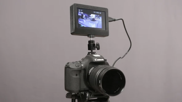 Byr DSLR kameralar veya herhangi bir HDMI cihazı için DIY monitörü! (Sadece Plastik Aparattır!!!) 3D - 2