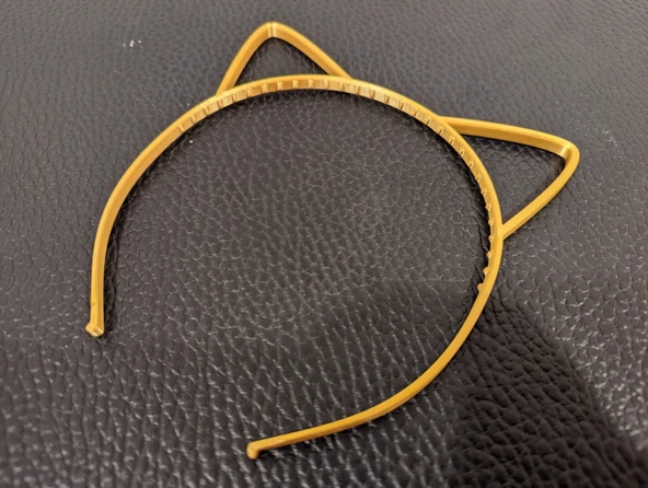 Byr Kedi Kulak Saç Bandı (Sadece Plastik Aparattır!!!) 3D - 3