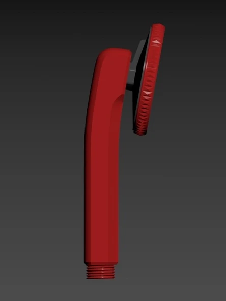 Byr Temel duş başlığı (Sadece Plastik Aparattır!!!) 3D - Resim 3