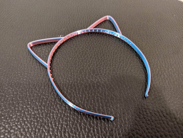 Byr Kedi Kulak Saç Bandı (Sadece Plastik Aparattır!!!) 3D - 2