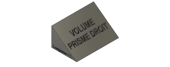 Byr Doğru prizma hacmi (Sadece Plastik Aparattır!!!) 3D - 3