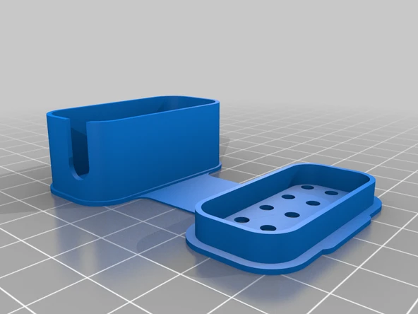 Byr Ekstra delikli büyük seyahat diş fırçası kafa örtüsü (Sadece Plastik Aparattır!!!) 3D - 4