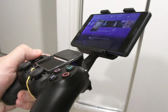 Byr Sony Xperia Z3 Mount Playstation için Dualshock 4 (Sadece Plastik Aparattır!!!) 3D - 3