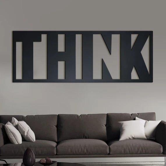 Think modern Ahşap dekor tablo - 1