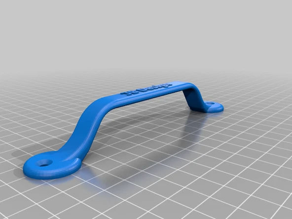 Byr Dolap kapı kolu, kapı kolu 150mm (Sadece Plastik Aparattır!!!) 3D