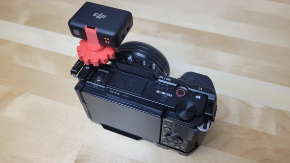 Byr DJI Mic Alıcı Kilitli Soğuk Ayakkabı Vidası Adaptör (Sadece Plastik Aparattır!!!) 3D - 3