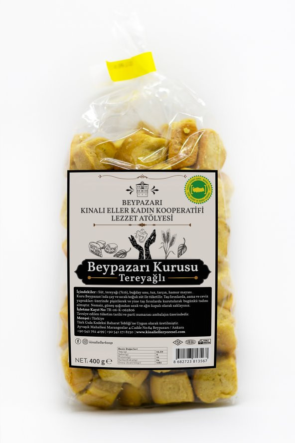 Tam Tereyağlı Beypazarı Kurusu 400GR.