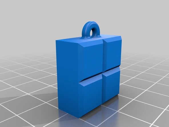 Byr Tetris küpe (Sadece Plastik Aparattır!!!) 3D - 4