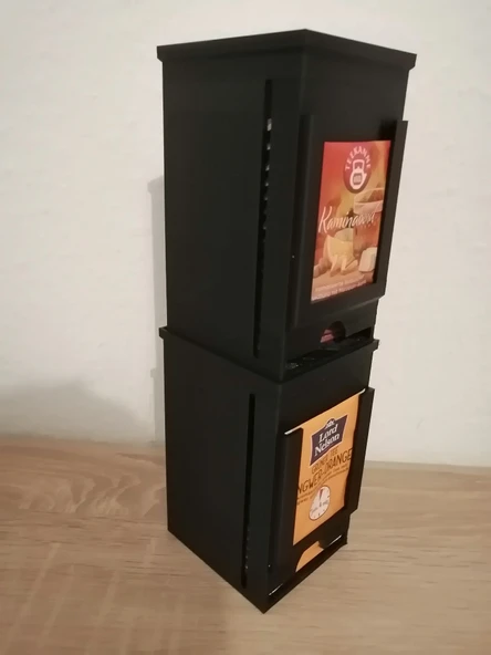 Byr İstiflenebilir çay poşeti organizatörü (Sadece Plastik Aparattır!!!) 3D - 2