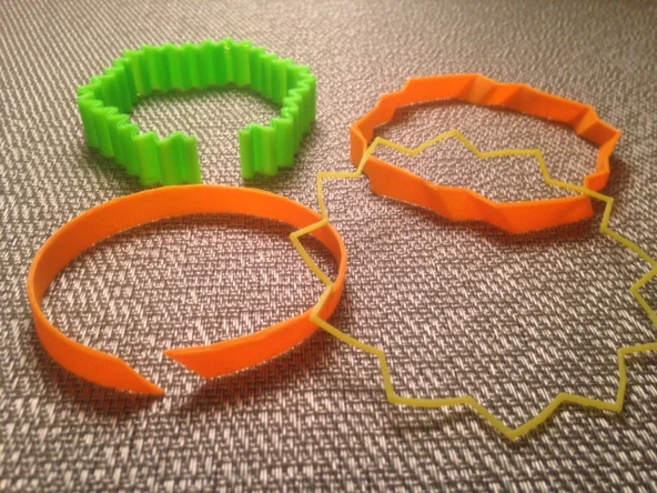 Byr Özelleştirilebilir trig bilezik (Sadece Plastik Aparattır!!!) 3D - 3