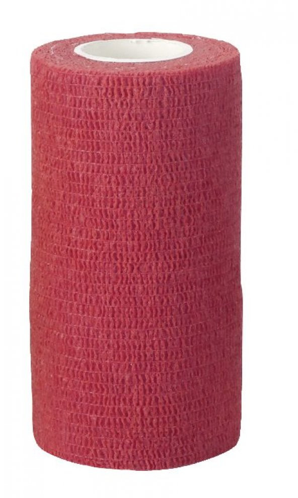 EquiLastic Ayak Bandajı, Kırmızı, 10 cm