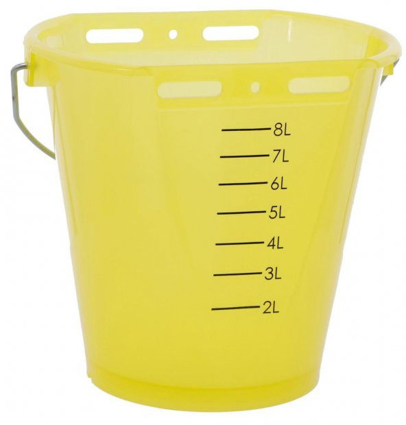 Şeffaf Sarı Tekli Buzağı Emzirme Kovası - 3