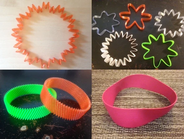 Byr Özelleştirilebilir trig bilezik (Sadece Plastik Aparattır!!!) 3D - 2