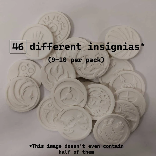 Byr SCP Vakfı - MTF Insignias (Paket 1/5) (Sadece Plastik Aparattır!!!) 3D