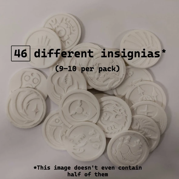 Byr SCP Vakfı - MTF Insignias (Paket 1/5) (Sadece Plastik Aparattır!!!) 3D - 2