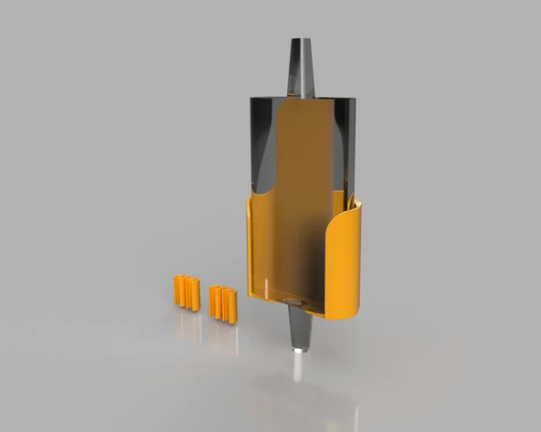 Byr Dyson Corrale Güç Kaynağı Duvar Braketi, Desteksiz (Sadece Plastik Aparattır!!!) 3D - 1