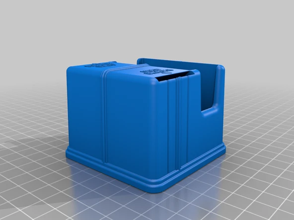 Byr Blade Tutucu ile Art Deco Blade Bank (Sadece Plastik Aparattır!!!) 3D - 3