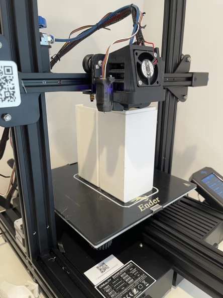 Byr Dondurucu Çanta Dispenser (Quart ve Galon Boyutu) (Sadece Plastik Aparattır!!!) 3D - 4