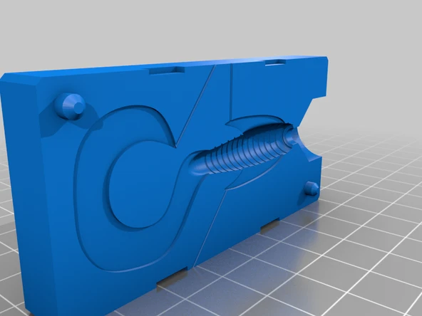 Byr Yüzgeçleri ile jig yem kalıbı. (Sadece Plastik Aparattır!!!) 3D ürün görseli 1