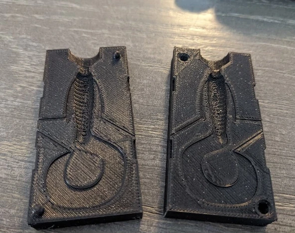 Byr Yüzgeçleri ile jig yem kalıbı. (Sadece Plastik Aparattır!!!) 3D - Resim 4