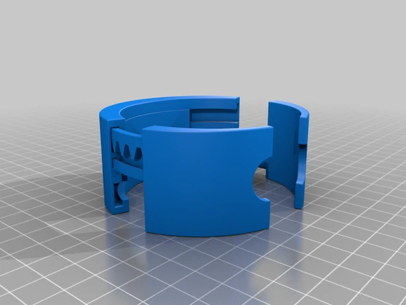 Byr 3D baskı için geri çekilebilir bilezik D70 (Sadece Plastik Aparattır!!!) 3D - 1