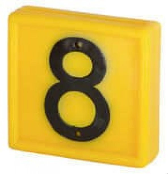 Sarı Numara "8"
