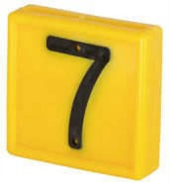 Sarı Numara "7"