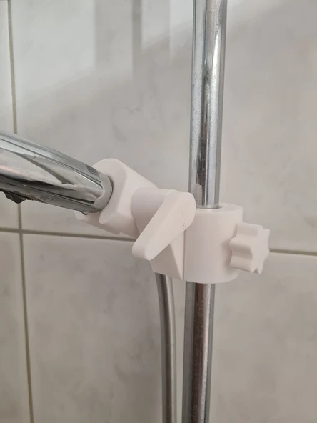 Byr Duş başlığı vidasız (Sadece Plastik Aparattır!!!) 3D - Resim 2