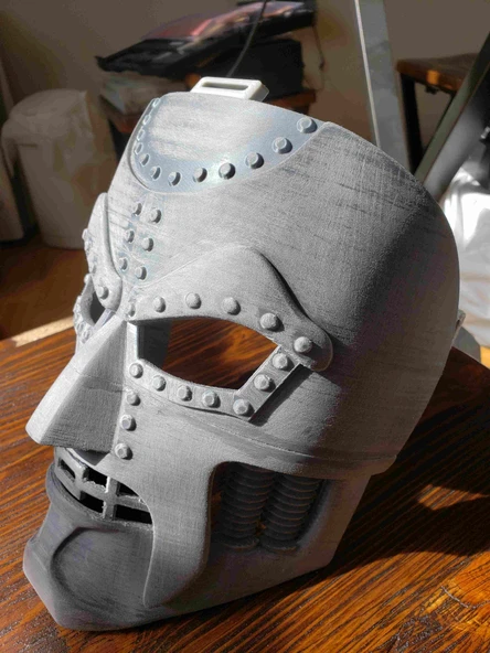 Byr Doctor Doom Maske Kayış Döngüleri (4Mule8 Maske) (Sadece Plastik Aparattır!!!) 3D - Resim 3