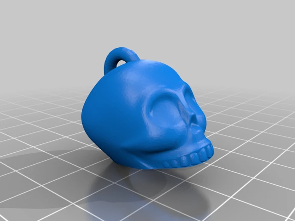 Byr Kafatası kutusu kolye (Sadece Plastik Aparattır!!!) 3D ürün görseli 1