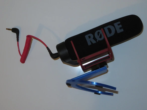 Byr Crescent Moon Mikrofon Stand Soğuk Ayakkabı (Sadece Plastik Aparattır!!!) 3D - Resim 3