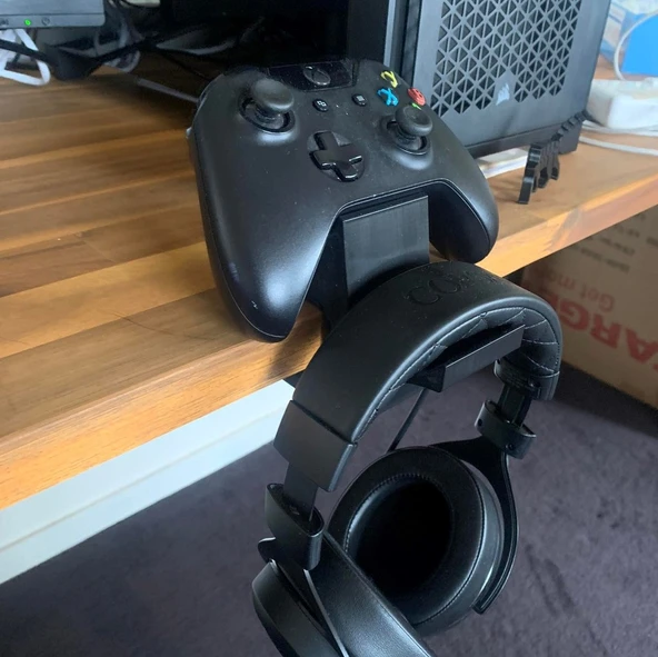 Byr Kulaklık ve Xbox Kumanda Askısı (Sadece Plastik Aparattır!!!) 3D