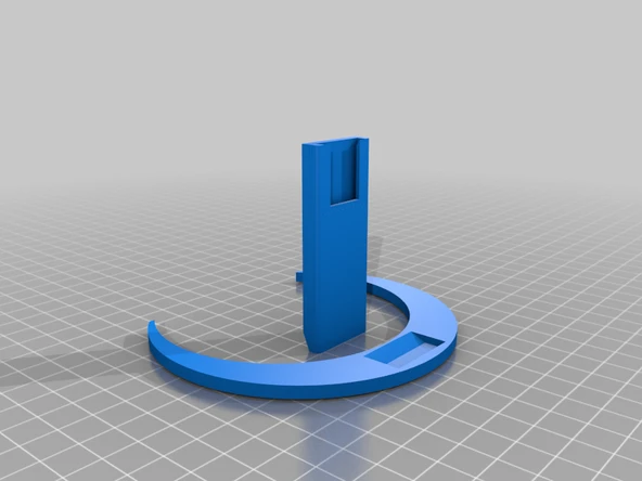 Byr Crescent Moon Mikrofon Stand Soğuk Ayakkabı (Sadece Plastik Aparattır!!!) 3D ürün görseli 1