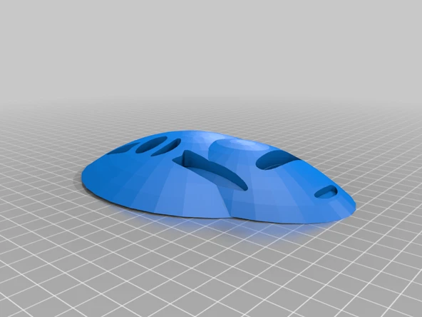 Byr Yüzsüz (Kaonashi) Maske (Sadece Plastik Aparattır!!!) 3D - Resim 3