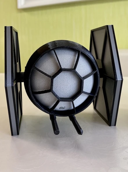 Byr Echo Dot 4 Tie Fighter (Sadece Plastik Aparattır!!!) 3D - Resim 3