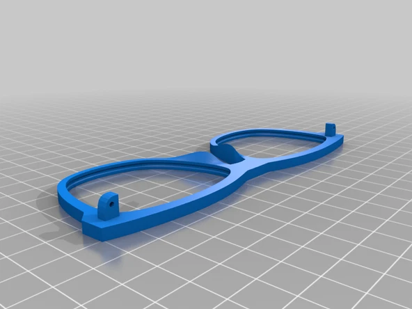 Byr 3D baskılı güneş gözlüğü (kolay) (Sadece Plastik Aparattır!!!) 3D