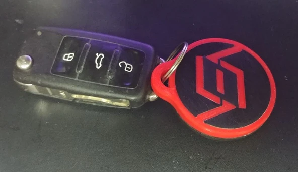 Byr Reprap Anahtar Yüzük / Reprop Anahtarlık (Sadece Plastik Aparattır!!!) 3D - Resim 2