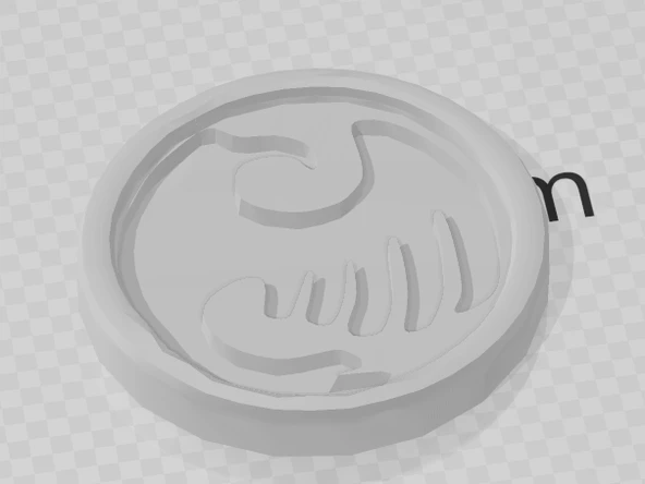 Byr Ushiromiya Altın Yüzük (Sadece Plastik Aparattır!!!) 3D - 4