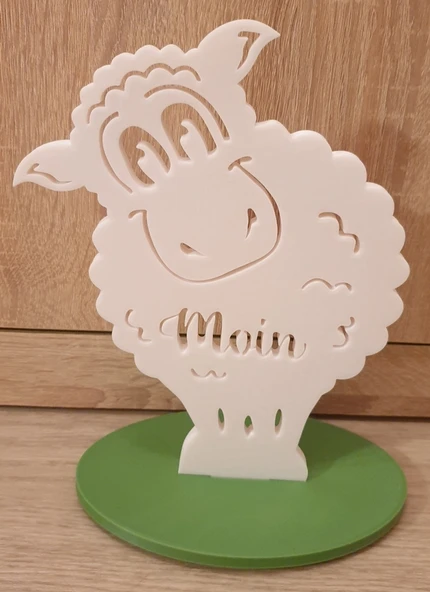 Byr Koyun masası dekorasyonu (Sadece Plastik Aparattır!!!) 3D ürün görseli 1