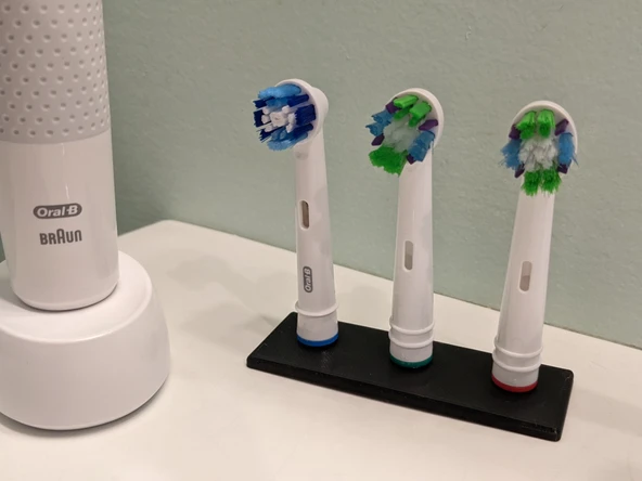 Byr Oral-B elektrikli diş fırçaları için diş fırçası kafa tutucusu (Sadece Plastik Aparattır!!!) 3D - 4