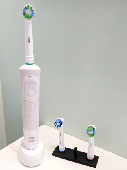 Byr Oral-B elektrikli diş fırçaları için diş fırçası kafa tutucusu (Sadece Plastik Aparattır!!!) 3D - 3