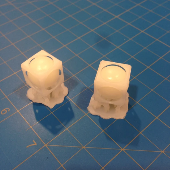 Byr Küp kolye ve küpelerde top (Sadece Plastik Aparattır!!!) 3D - Resim 4