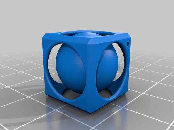 Byr Küp kolye ve küpelerde top (Sadece Plastik Aparattır!!!) 3D - Resim 2