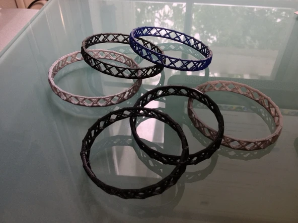 Byr Özelleştirilebilir bilezik tasarımcısı (Sadece Plastik Aparattır!!!) 3D - Resim 2