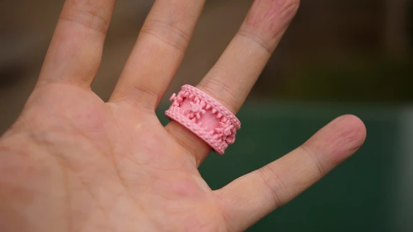 Byr Yerinde baskı uber fidget yüzük (Sadece Plastik Aparattır!!!) 3D - Resim 3