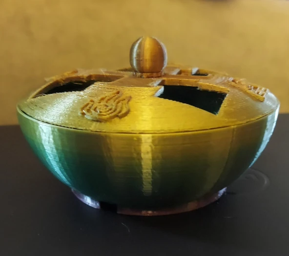 Byr Avatar Sembolü Candy Dish Kase Kapalı (Remix) (Sadece Plastik Aparattır!!!) 3D - 2