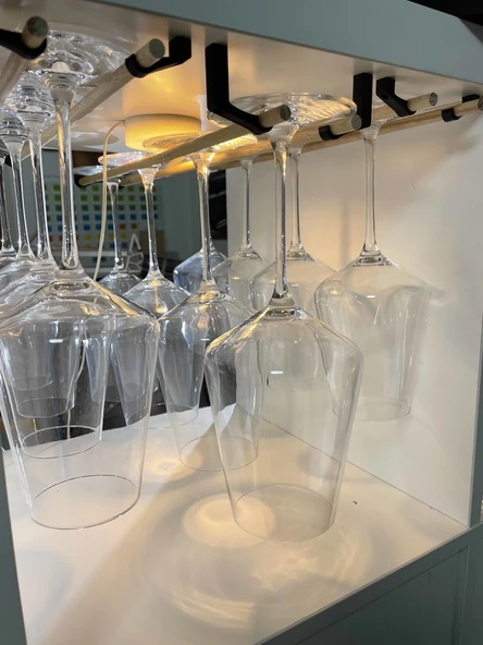 Byr Ikea Raf için Şarap Camı Rafı (Sadece Plastik Aparattır!!!) 3D