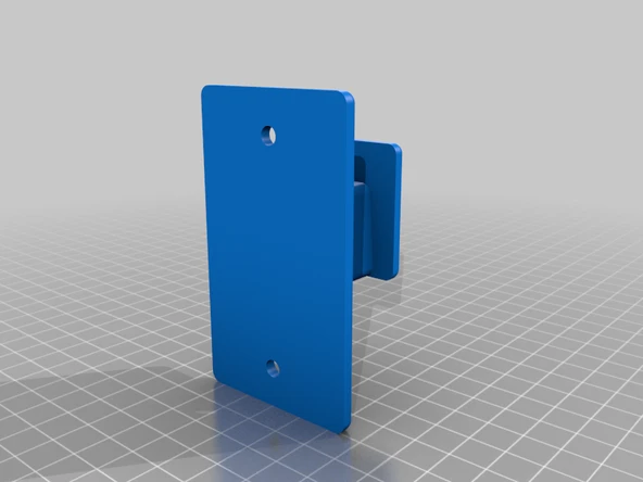 Byr Saç düzleştirici duvar montajı (Sadece Plastik Aparattır!!!) 3D - 4