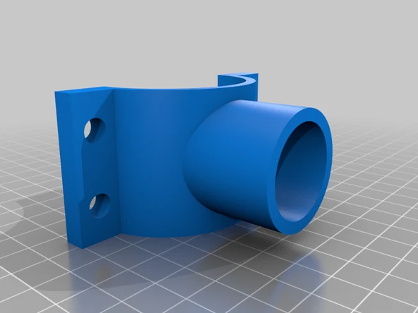 Byr Özelleştirici: somatherm drenaj flanşı adaptörü (tahliye çamaşır makinesi adapt) (Sadece Plastik Aparattır!!!) 3D - 2